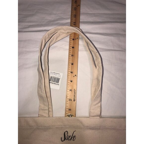 Sseko Cotton Canvas Tote Bag "How It's Made Matters" - Picture 5 of 6